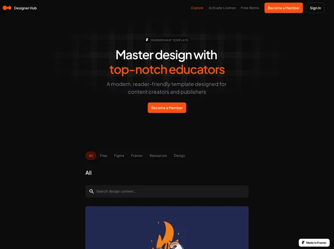 DesignerHub screenshot