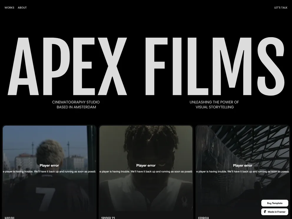 Apex Films screenshot