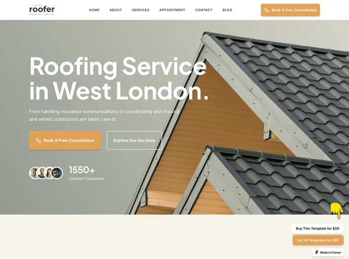 Roofer screenshot