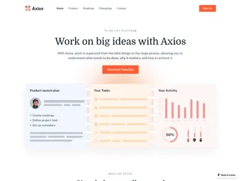 Axios screenshot