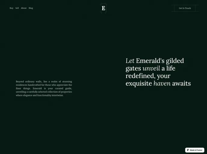 Emerald screenshot