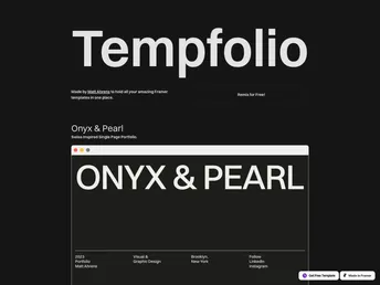 Tempfolio screenshot