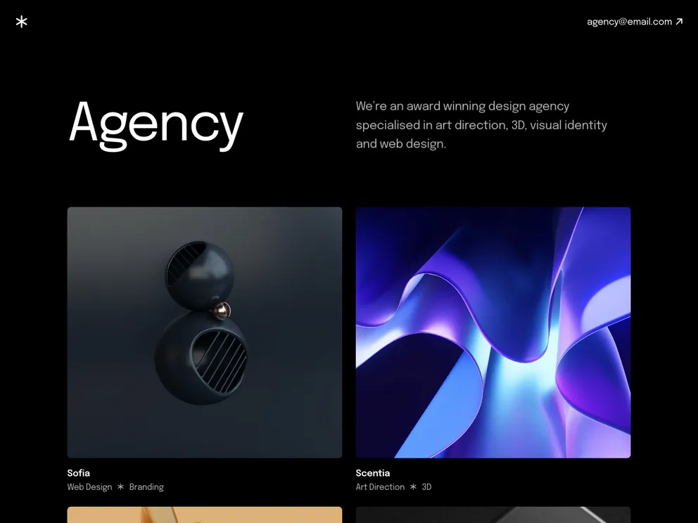 Agency Website Template screenshot