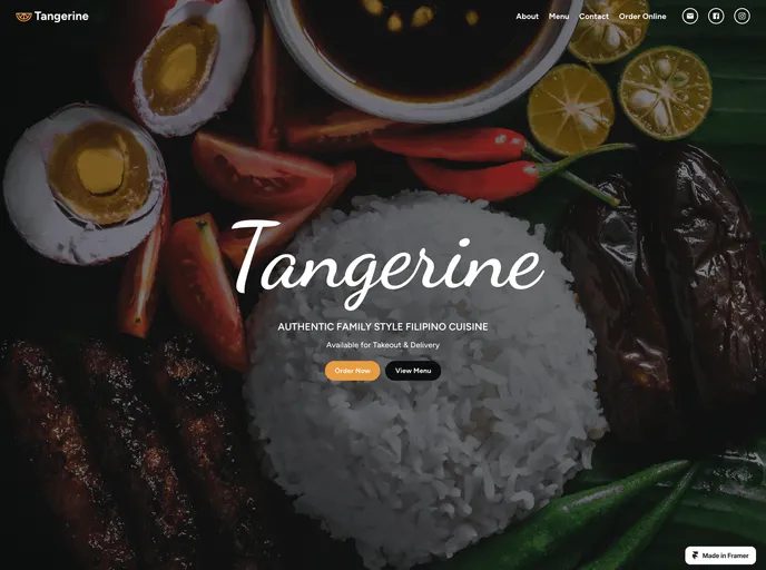 Tangerine screenshot