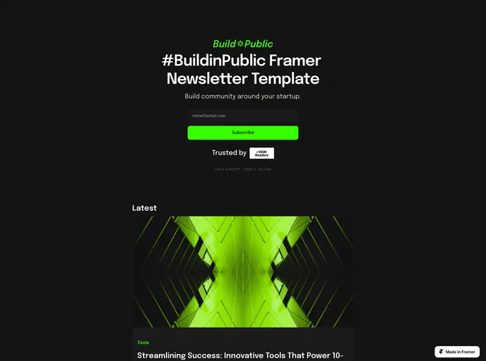 BuildinPublic screenshot