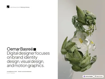 Basree – Creative Portfolio Template screenshot