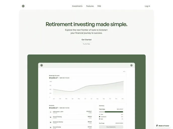 TrinityFinancial screenshot