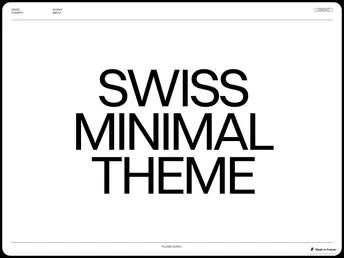 SwissMinimal screenshot