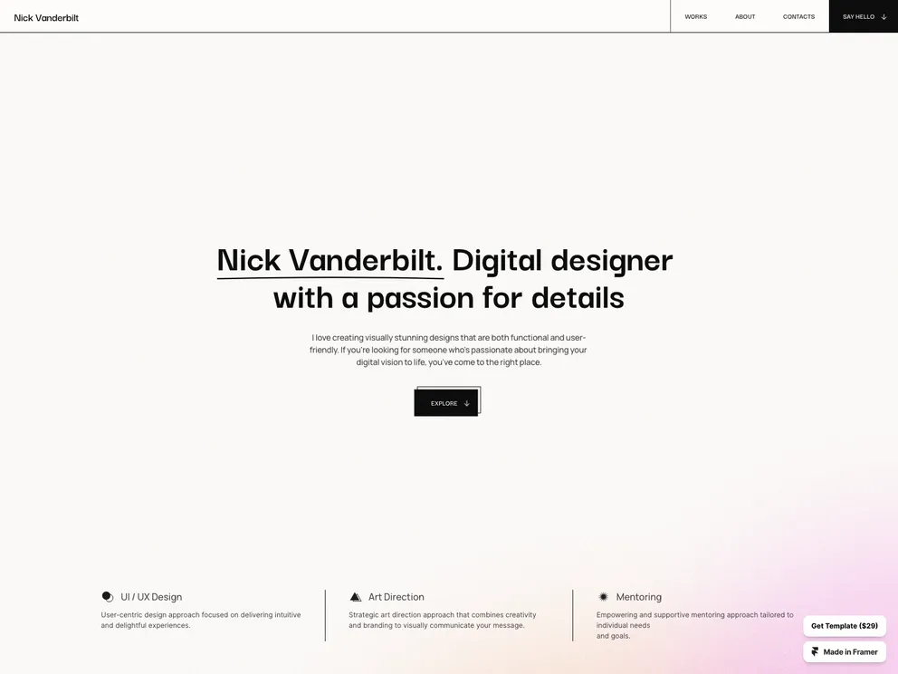 Nick Vanderbilt screenshot