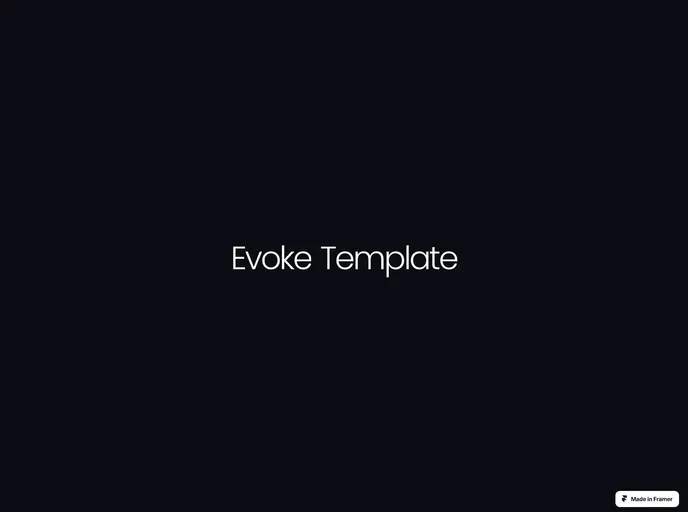 Evoke screenshot